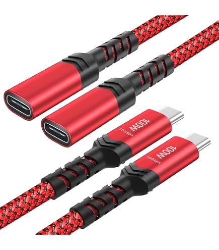 Amazon.com: Besgoods USB C Extension Cable, 3ft USB 3.2 10Gbps
